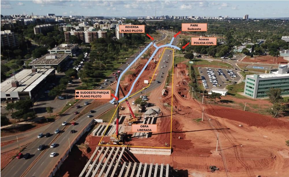 Capa da notícia: Para obras, novo desvio de trânsito será implantado na Epig a partir de quinta (5)