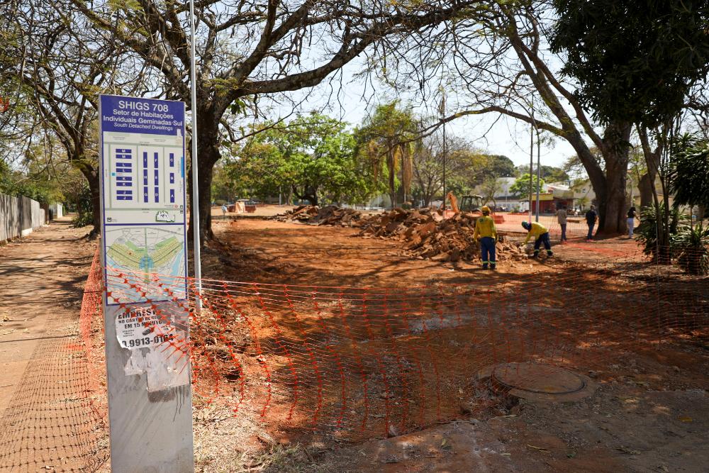 GDF inicia reforma da Praça 21 de Abril, espaço histórico da Asa Sul